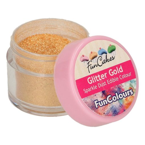 FunCakes Sparkle Dust Edible Colour Glitter Gold_