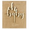 PartyDeco Tortentopper Holz Oh Baby_1