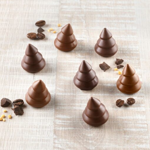 Silikomart Chocolate Mould Choco Trees_3