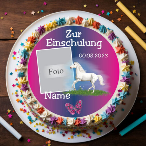 Tortenaufleger-Einschulung-Pferd_1