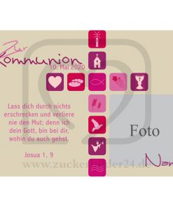 Tortenbild-Kommunion-Konfirmation-Nächstenliebe-rosa